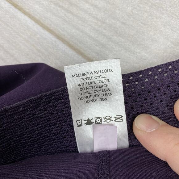 Members Mark Skort Womens XXL Purple Woven Trek Stretch Shorts Skirt Hiking - Picture 6 of 7